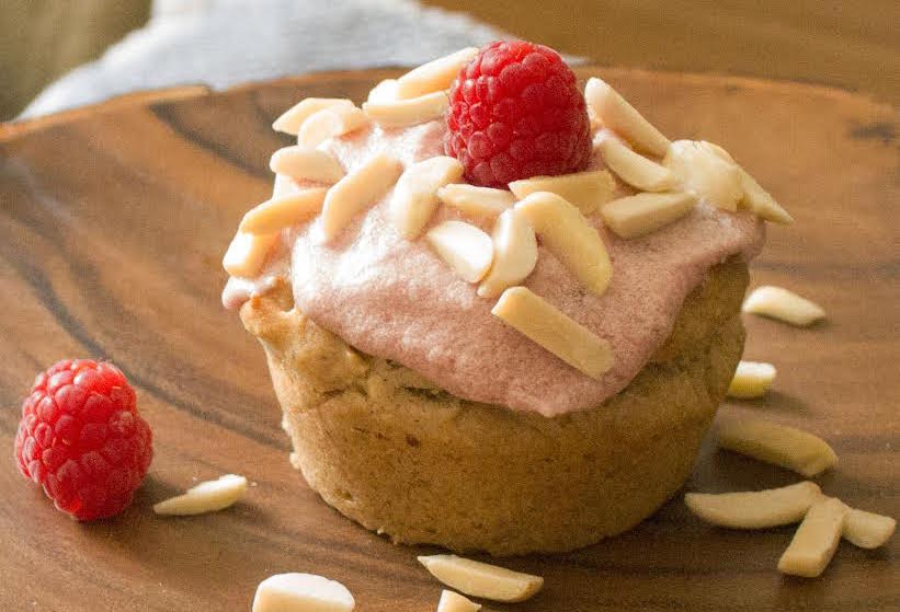 Be Free - Gluten Free Raspberry-Almond Cupcakes