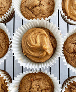 Gluten-Free Carrot Cupcakes with Almond Butter
