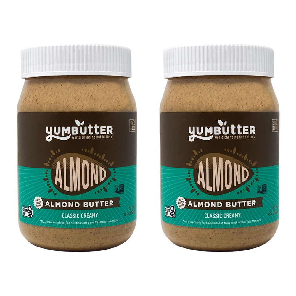 Classic Creamy Almond Butter - No Sugar Added* (2-Pack)
