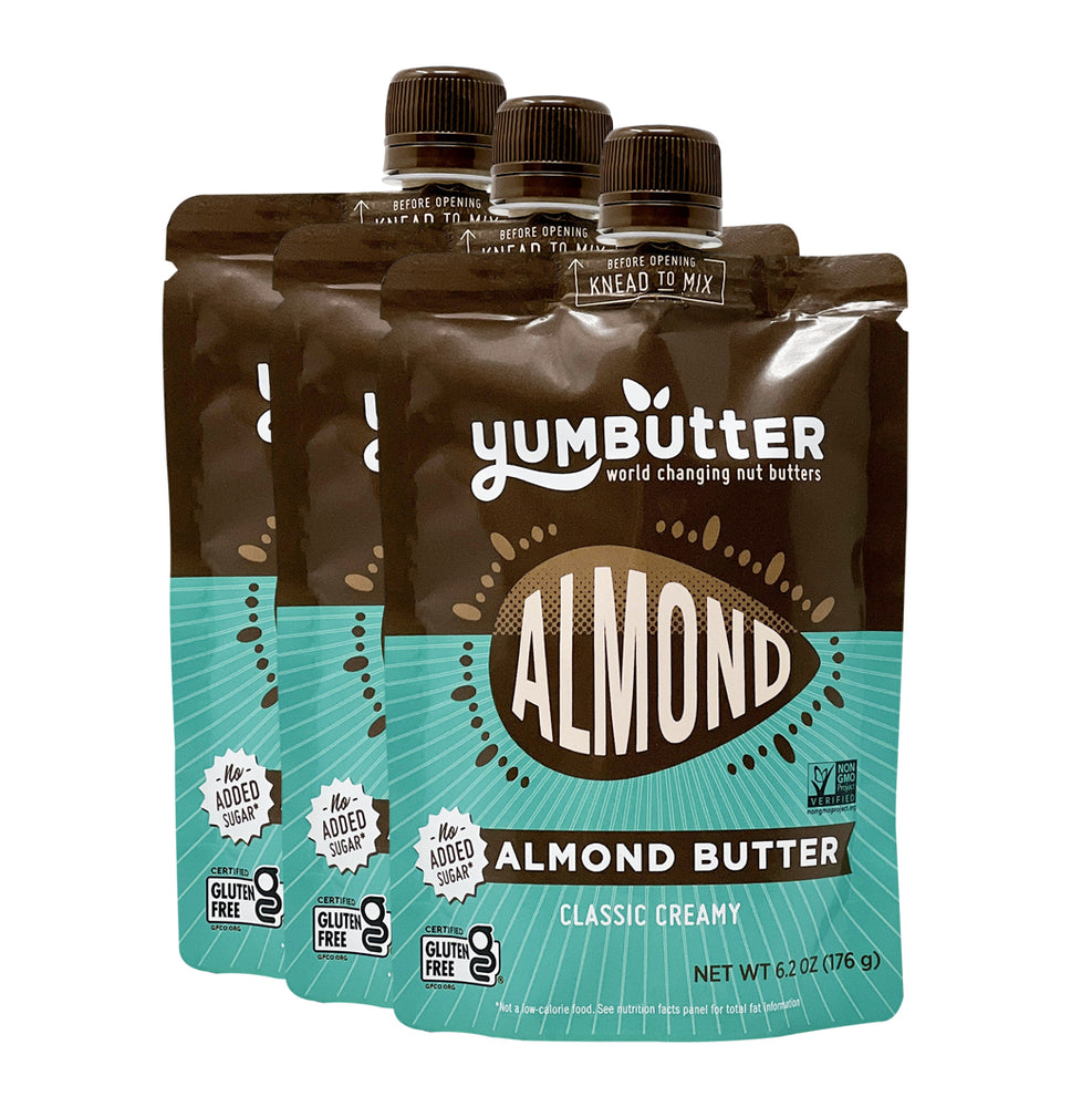 Classic Creamy Almond Butter - No Sugar Added* (3-Pack)